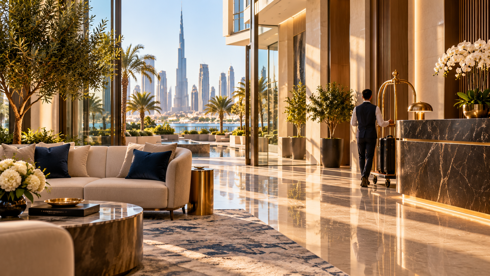 Resident and tenant service management in a premium property